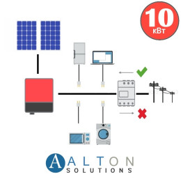 Солнечная электростанция для бизнеса 10 кВт