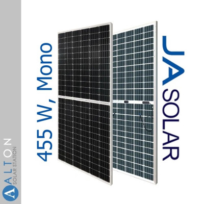  Монокристаллическая солнечная батарея JA Solar 455 Вт Mono Bifacial JAM72D20-455/MB